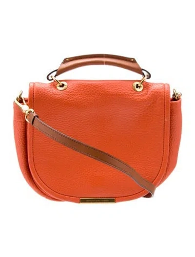 Pre-owned Marc By Marc Jacobs Leather Shoulder Bag In Orange