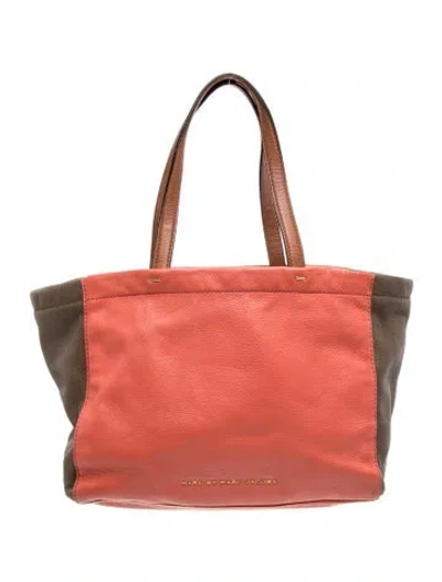 Pre-owned Marc By Marc Jacobs Leather Shoulder Bag In Pink