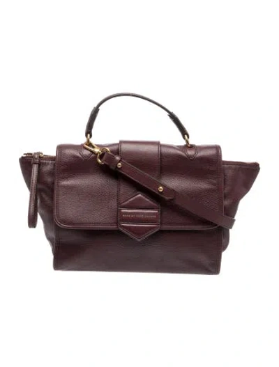 Pre-owned Marc By Marc Jacobs Leather Shoulder Bag In Red