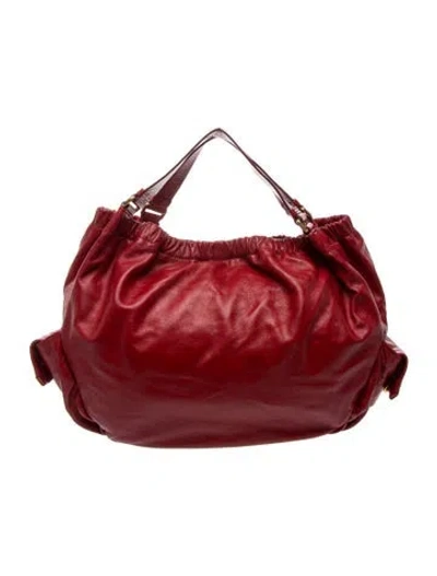 Pre-owned Marc By Marc Jacobs Leather Shoulder Bag In Red