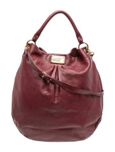 Pre-owned Marc By Marc Jacobs Leather Shoulder Bag In Red