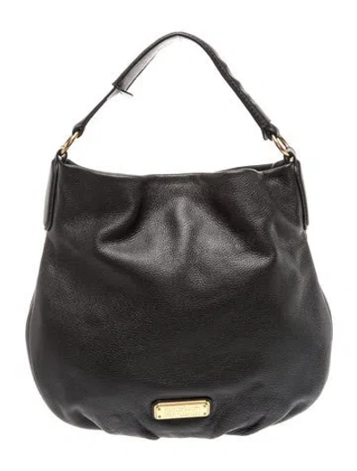 Pre-owned Marc By Marc Jacobs Leather Top Handle Bag In Black