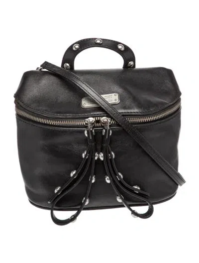 Pre-owned Marc By Marc Jacobs Leather Top Handle Bag In Black