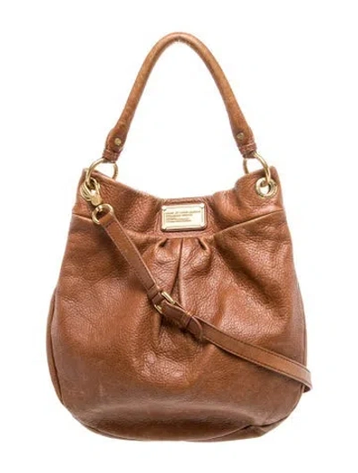 Pre-owned Marc By Marc Jacobs Leather Top Handle Bag In Brown