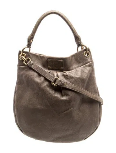 Pre-owned Marc By Marc Jacobs Leather Top Handle Bag In Green
