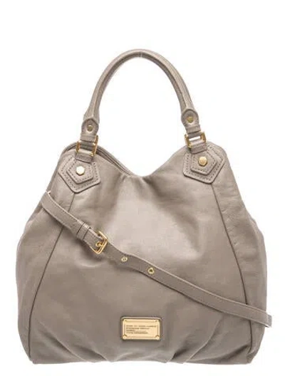 Pre-owned Marc By Marc Jacobs Leather Top Handle Bag In Neutral