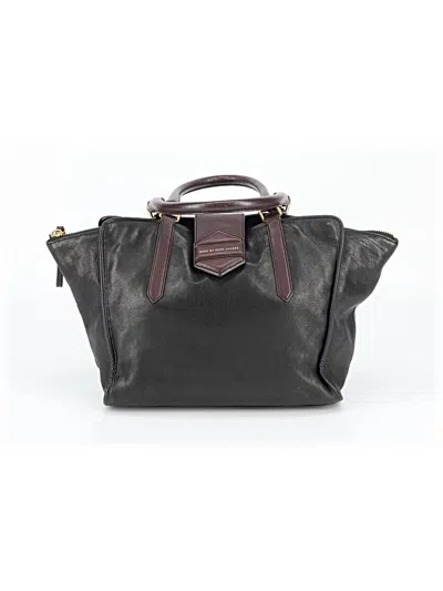 Pre-owned Marc By Marc Jacobs Leather Tote Bag In Black