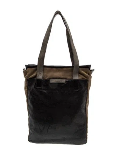 Pre-owned Marc By Marc Jacobs Leather Tote In Black