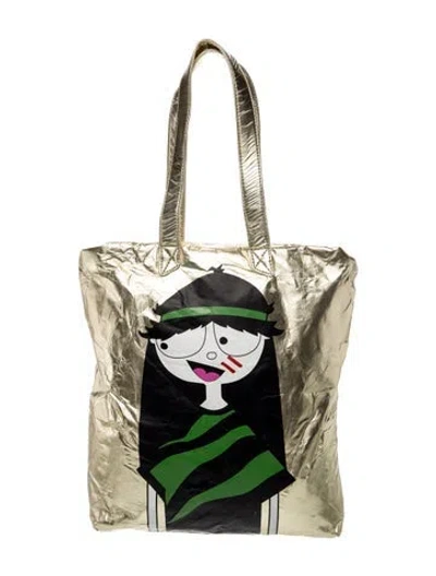 Pre-owned Marc By Marc Jacobs Leather Tote In Multicolor