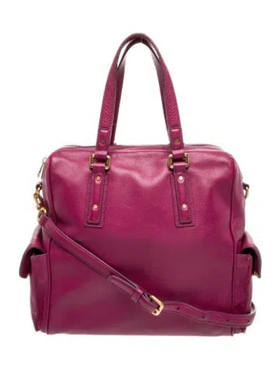 Pre-owned Marc By Marc Jacobs Leather Tote In Pink