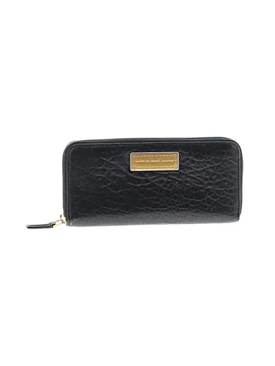 Pre-owned Marc By Marc Jacobs Leather Wallet In Black