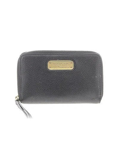 Pre-owned Marc By Marc Jacobs Leather Wallet In Gray