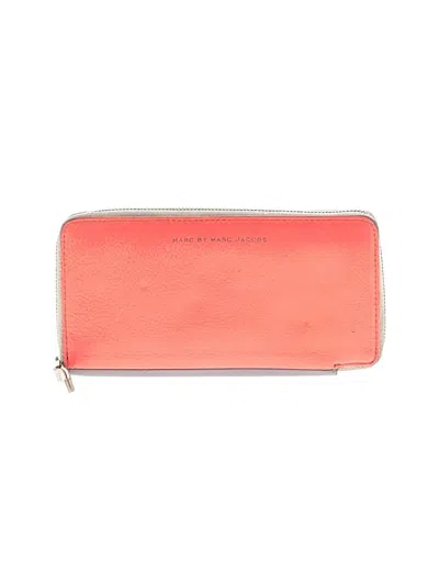 Pre-owned Marc By Marc Jacobs Leather Wallet In Orange