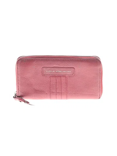 Pre-owned Marc By Marc Jacobs Leather Wallet In Pink