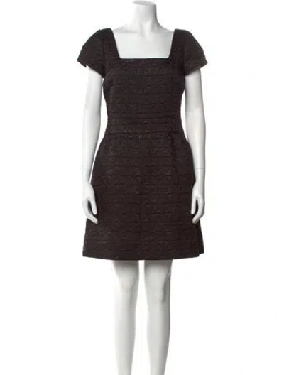 Pre-owned Marc By Marc Jacobs Linen Mini Dress In Black
