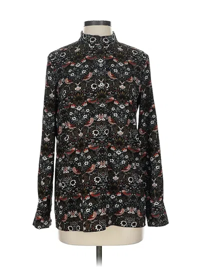 Pre-owned Marc By Marc Jacobs Long Sleeve Blouse In Black