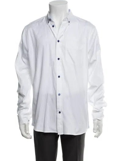 Pre-owned Marc By Marc Jacobs Long Sleeve Dress Shirt In White