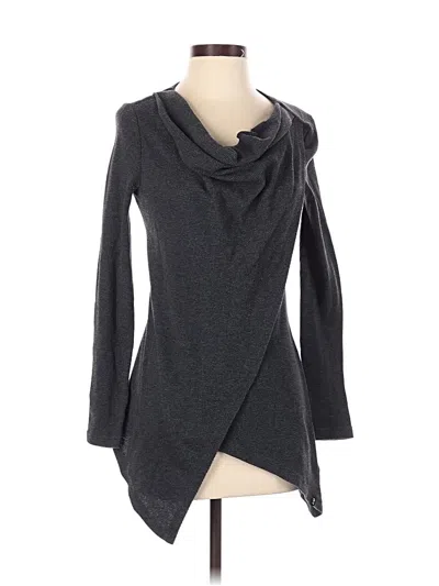 Pre-owned Marc By Marc Jacobs Long Sleeve Top Gray Cowl Neck Tops