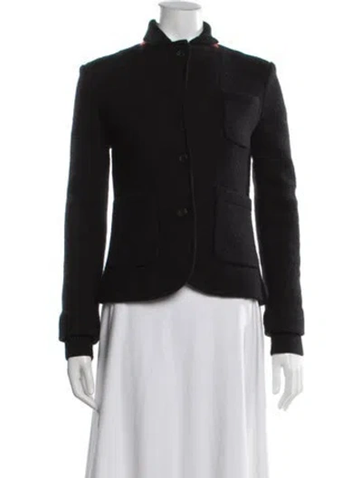 Pre-owned Marc By Marc Jacobs Merino Wool Jacket In Black