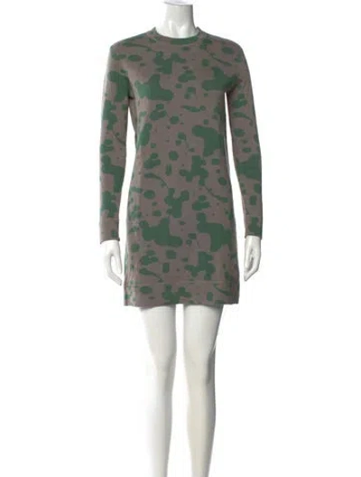 Pre-owned Marc By Marc Jacobs Merino Wool Mini Dress In Gray