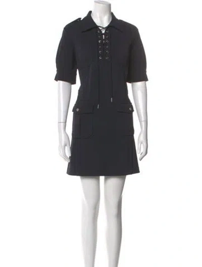 Pre-owned Marc By Marc Jacobs Mini Dress In Black