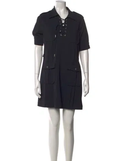 Pre-owned Marc By Marc Jacobs Mini Dress In Black