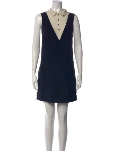 Pre-owned Marc By Marc Jacobs Mini Dress In Black