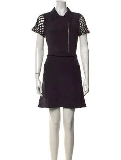 Pre-owned Marc By Marc Jacobs Mini Dress In Black