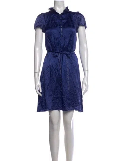 Pre-owned Marc By Marc Jacobs Mini Dress In Blue
