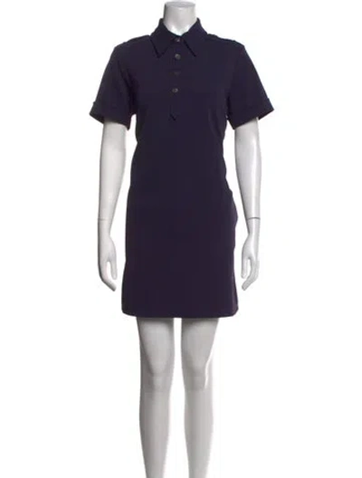Pre-owned Marc By Marc Jacobs Mini Dress In Blue