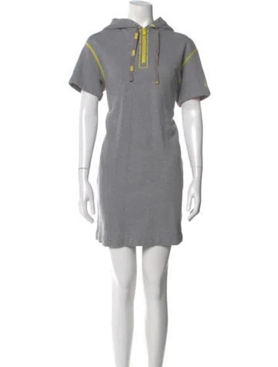 Pre-owned Marc By Marc Jacobs Mini Dress In Gray