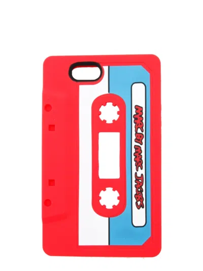 Marc By Marc Jacobs Mini Silicone Phone Case For Women In Red