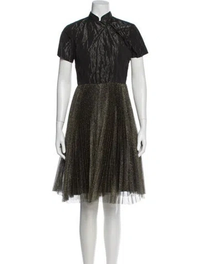 Pre-owned Marc By Marc Jacobs Mock Neck Knee-length Dress W/ Tags In Black
