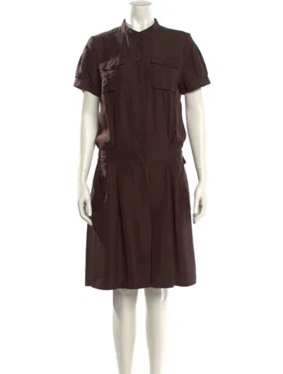 Pre-owned Marc By Marc Jacobs Mock Neck Romper In Brown