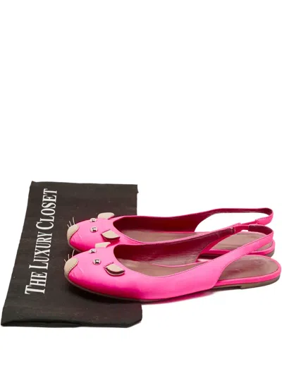 Pre-owned Marc By Marc Jacobs Mouse Detail Pumps In Pink