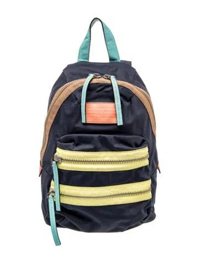 Pre-owned Marc By Marc Jacobs Nylon Backpack In Blue