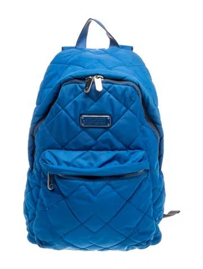 Pre-owned Marc By Marc Jacobs Nylon Backpack In Blue