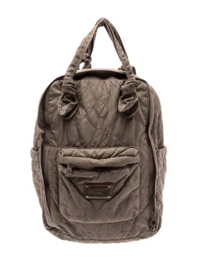 Pre-owned Marc By Marc Jacobs Nylon Backpack In Brown