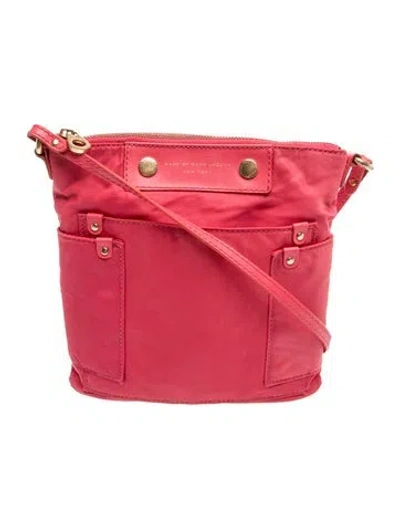 Pre-owned Marc By Marc Jacobs Nylon Bucket Bag In Pink