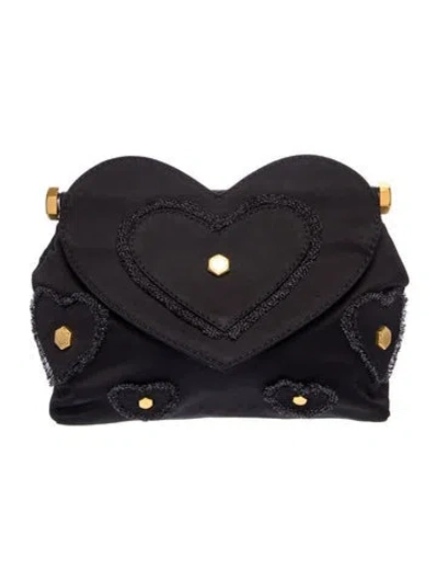 Pre-owned Marc By Marc Jacobs Nylon Clutch In Black