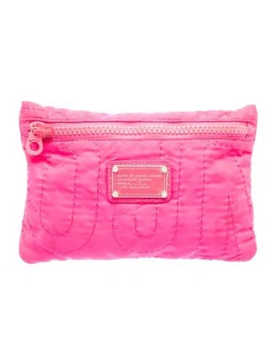 Pre-owned Marc By Marc Jacobs Nylon Clutch In Pink