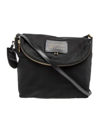 Pre-owned Marc By Marc Jacobs Nylon Crossbody Bag In Black