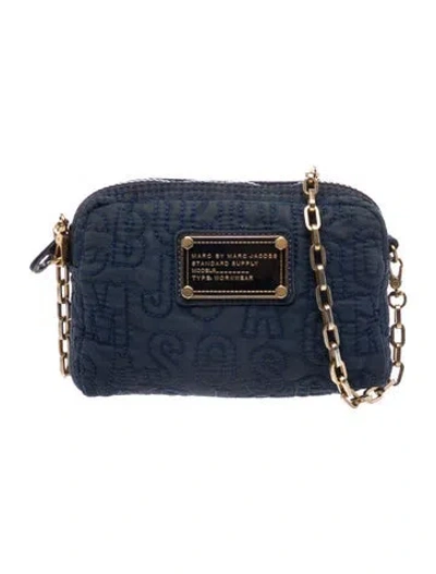 Pre-owned Marc By Marc Jacobs Nylon Crossbody Bag In Blue