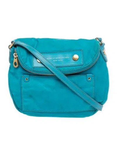 Pre-owned Marc By Marc Jacobs Nylon Crossbody Bag In Blue