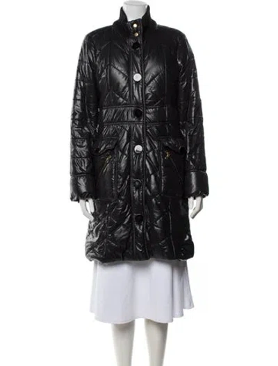 Pre-owned Marc By Marc Jacobs Nylon Down Coat In Blue