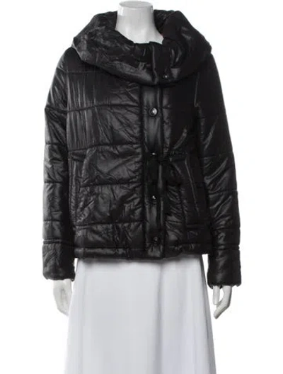 Pre-owned Marc By Marc Jacobs Nylon Down Jacket In Black