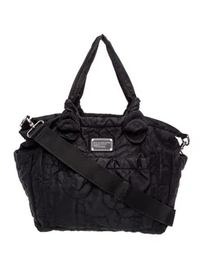 Pre-owned Marc By Marc Jacobs Nylon Messenger Bag In Black