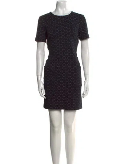 Pre-owned Marc By Marc Jacobs Nylon Mini Dress In Blue