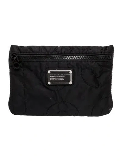 Pre-owned Marc By Marc Jacobs Nylon Portfolio In Black