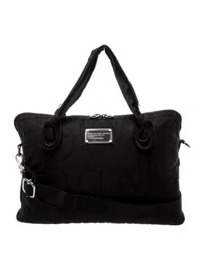 Pre-owned Marc By Marc Jacobs Nylon Shoulder Bag In Black